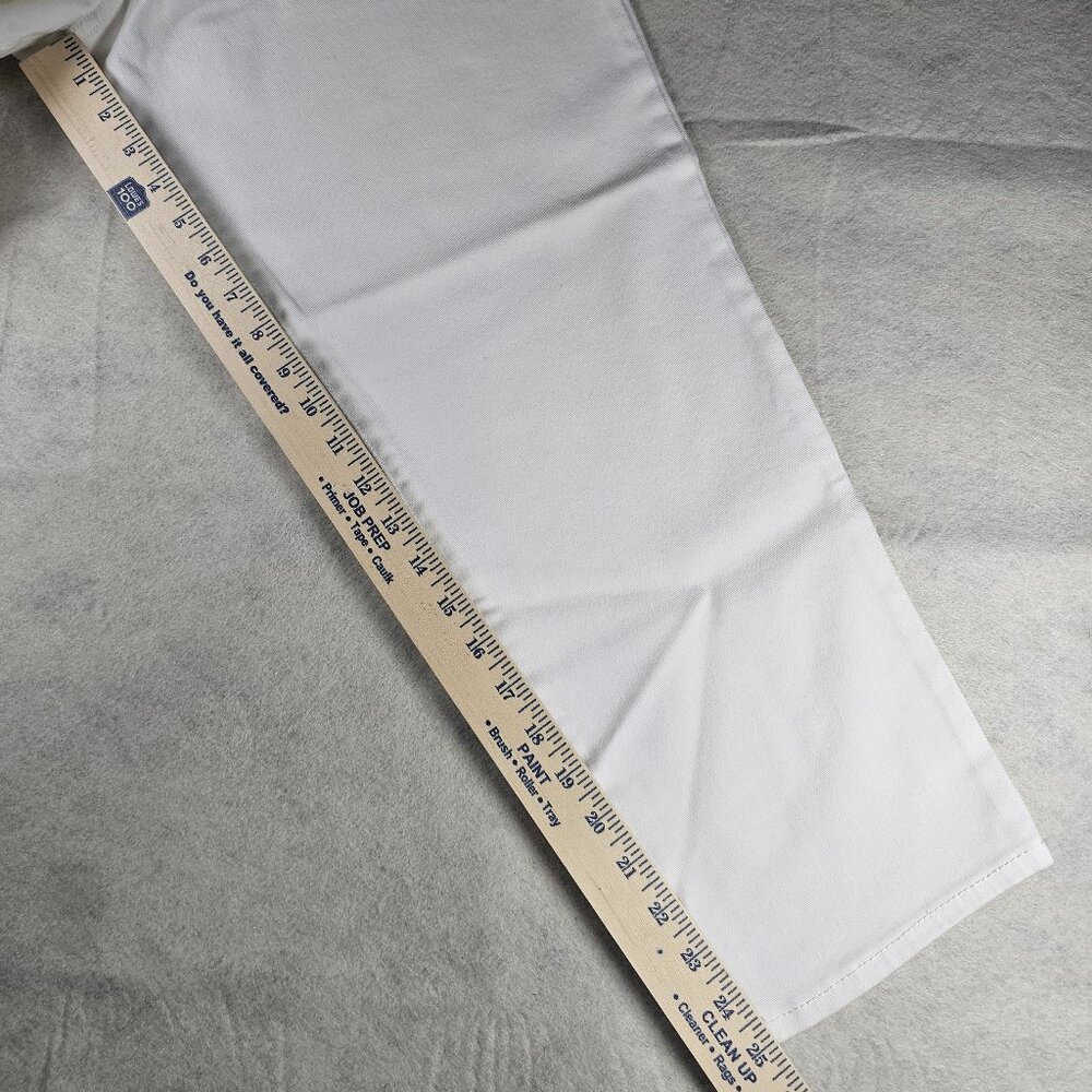 NEW Ella Moss High Rise Slim Straight Ankle Jeans White Size 14/32 - Picture 7 of 7